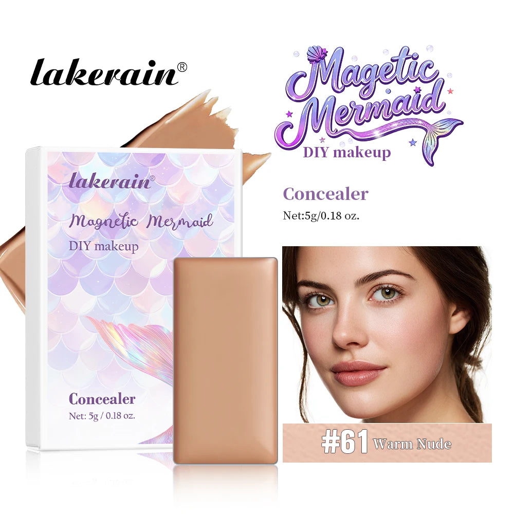 Lakerain Magnetic Mermaid DIY Eyeshadow Palette – 16 Shades