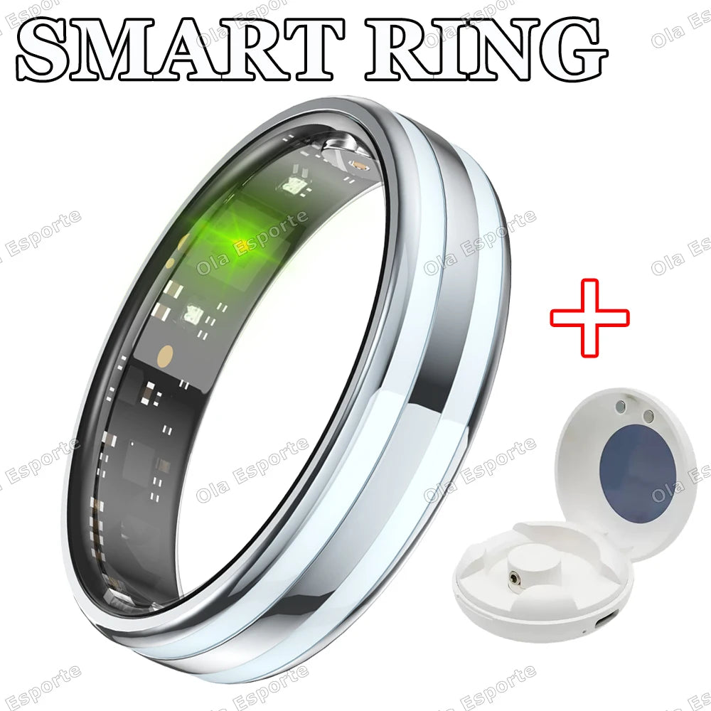 Smart Ring – Heart Rate, SpO2 & Sleep Monitor | Waterproof
