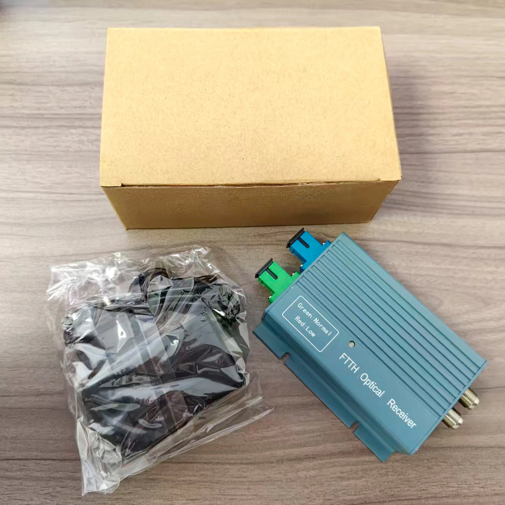 FTTH WDM receiver, CATV, compact home fibre optic receiver Oasis Select black