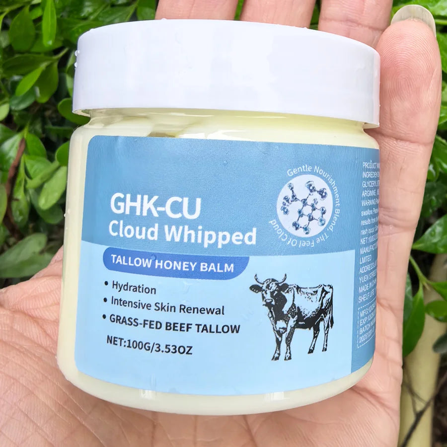 GHK-Cu Copper Peptide Whipped Tallow Face & Body Cream 100ml