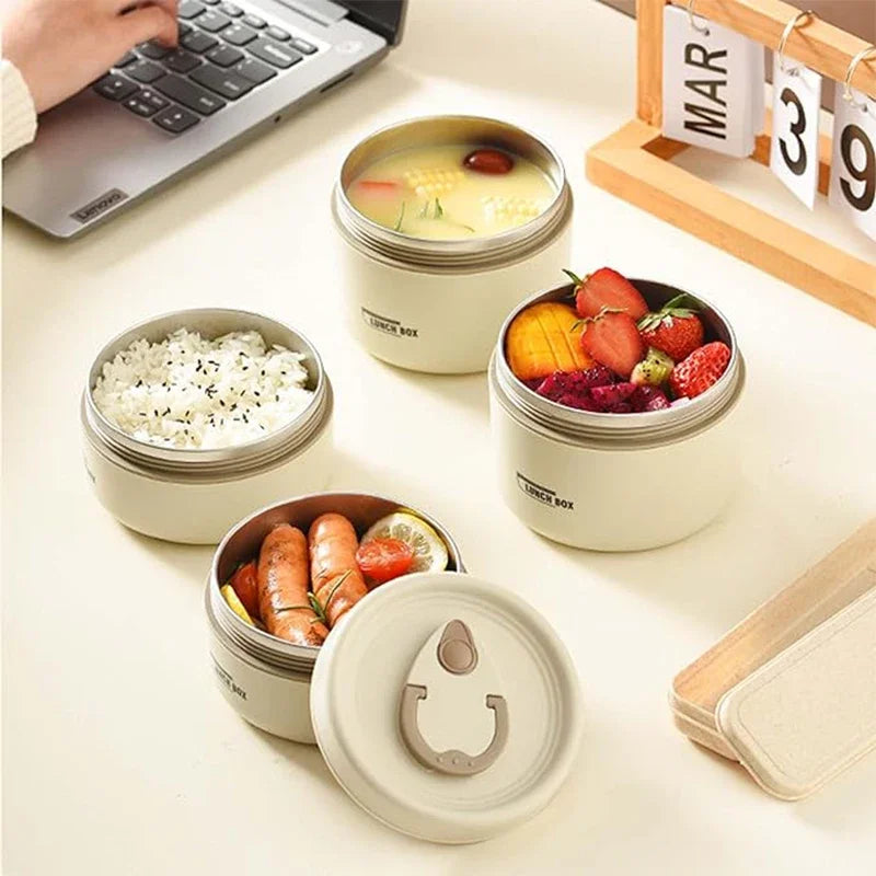 Stackable Thermal Lunch Box Set – 3 Insulated Containers & Bag Insulated Lunch Box Set Oasis Select