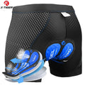 X-TIGER Cycling Underwear 5D Breathable Padded Gel Bike Shorts Men MTB Anti Slip Leg Grips Riding Cycling Shots Ciclismo Oasis Select Blue XXXL