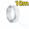 10M Ultra-Strong Nano Double-Sided Tape | Thick Transparent PE Acrylic | Waterproof High Viscosity | No Residue | For Plastic/Wo Oasis Select 10m