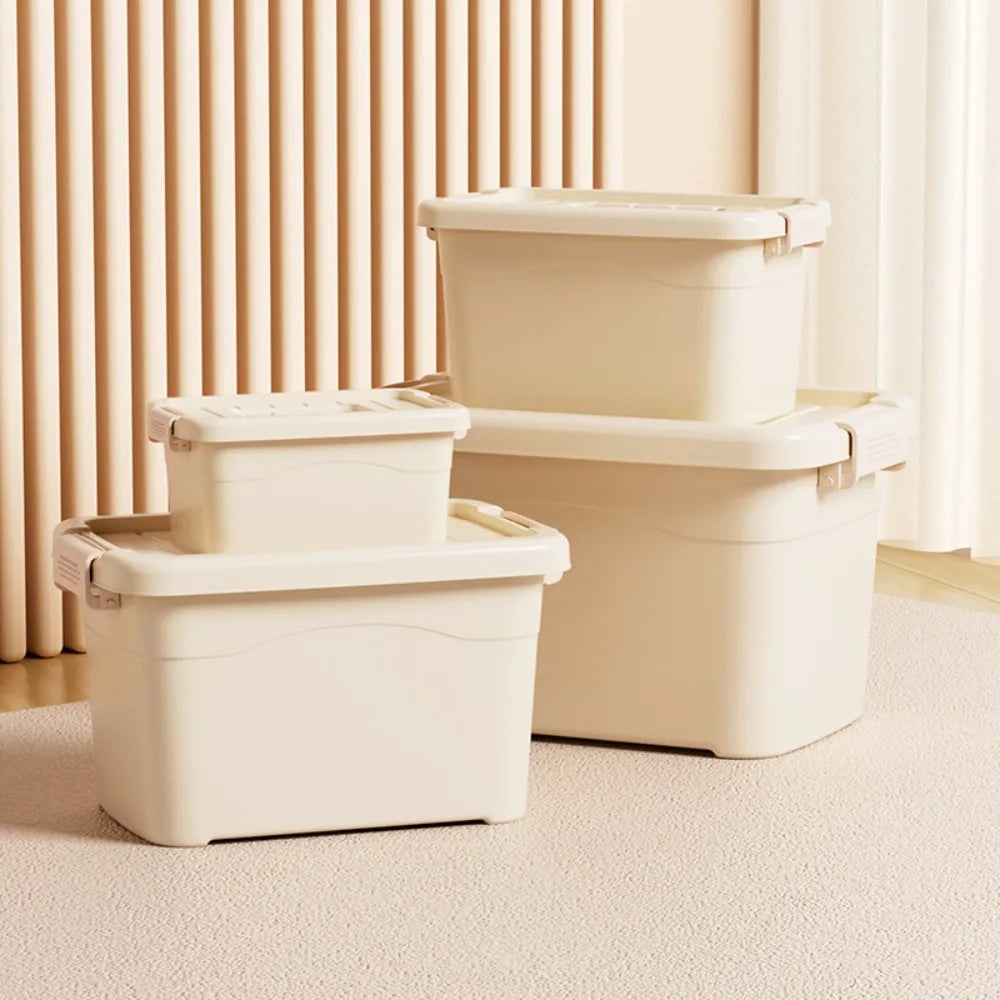 Multifunction Household Storage Box Dustproof Waterproof Storage Cabinet Portable Household Organizer with Handle Large Capacity Oasis Select