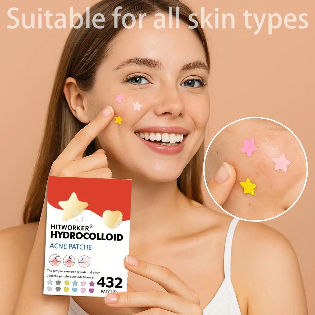432Count Acne Patch, Alcohol Free, Fragrance Free, Gentle and Effective, Used to Cover Acne and Flaws, Facial Spot Patch Oasis Select