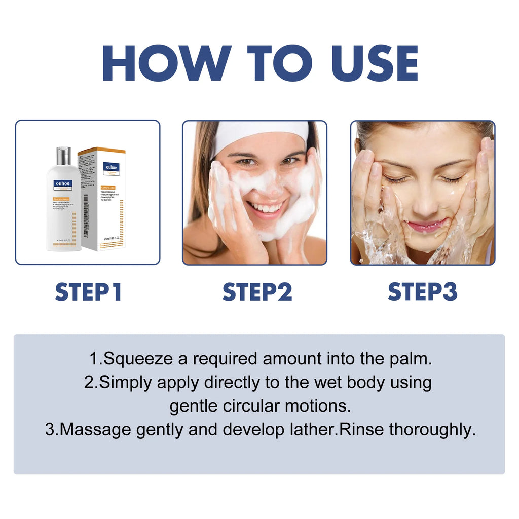 Brightening Facial Cleanser Remove Acne Dark Spots Melanin Oil Control Skin Cleansing Face Wash Blackhead Remover Face Cleaner Oasis Select