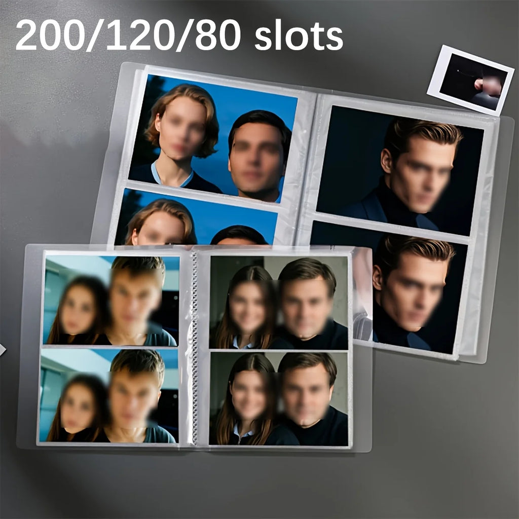 Large-capacity photo album 80-200 slots, can hold 6in photos for instant photos and postcards, to capture life and keep memories Oasis Select