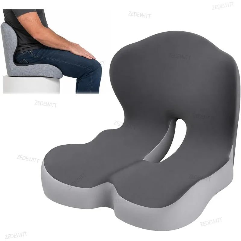 Car Seat Waist Pillow Comfortable Memory Foam Lumbar Support Cushion Office Chair Cushion Car Interior Accessories Soft Pillows Oasis Select