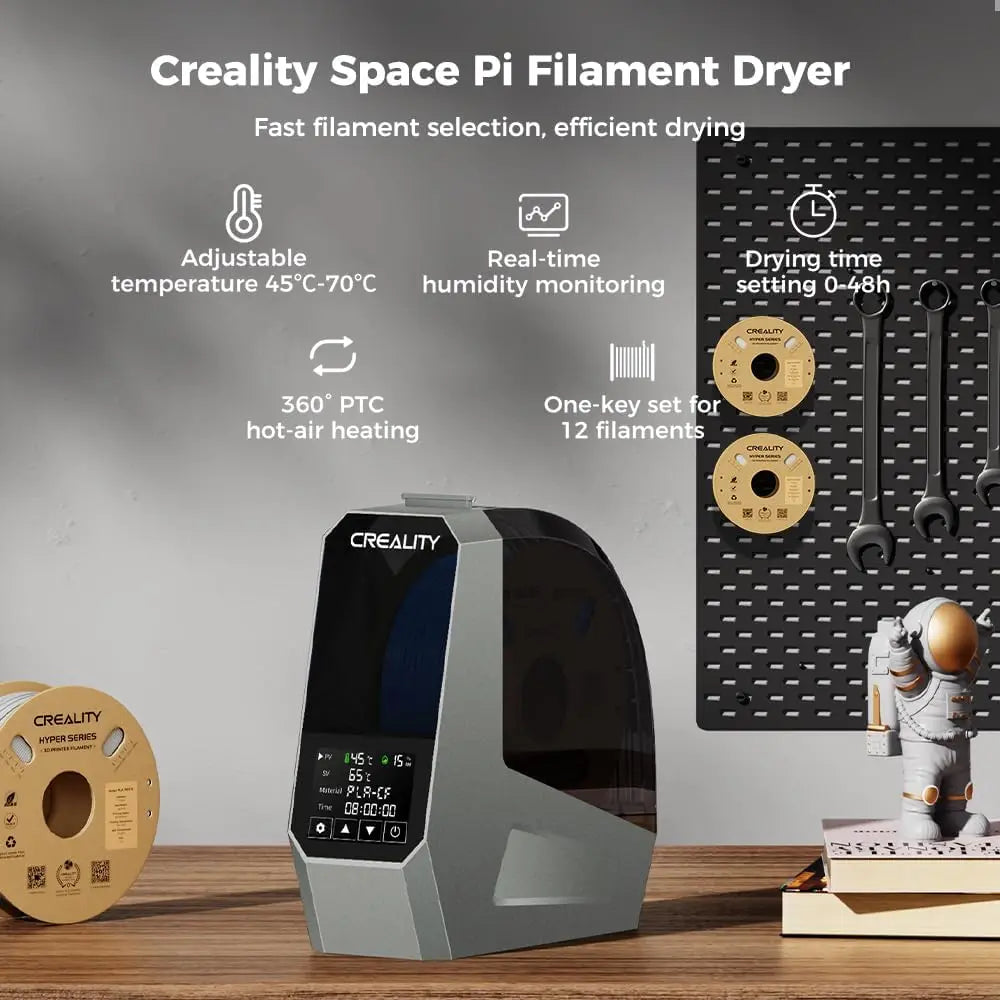 New Creality Space Pi Filament Dryer Box Upgraded Filament Storage Dehydrator 1kg 3D Printer Filament Dryer Box Storage Holder Oasis Select
