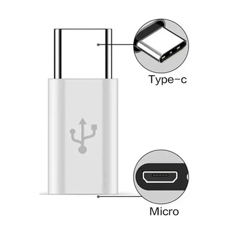 1-5 pcs USB Type C To Micro USB Android Adapter Connector for Phone Tablet Micro USB Male To Type C Female Converter Oasis Select