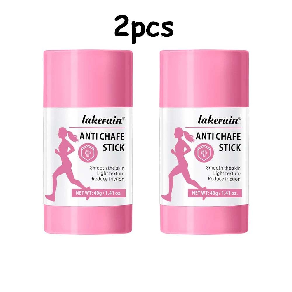 Anti-Chafing Stick Friction Reducing Protection Moisturizing Dry Skin Running Chafe Stick For Heel Lower Arm Thigh Skin Care Oasis Select 2 pcs