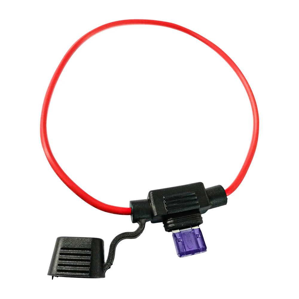 32V Mini Auto Fuse Holder 16AWG And Car Blade Fuse 3A 20A Waterproof Small Car Insert Fuse Socket in Line Cutoff Switch Adapter Oasis Select