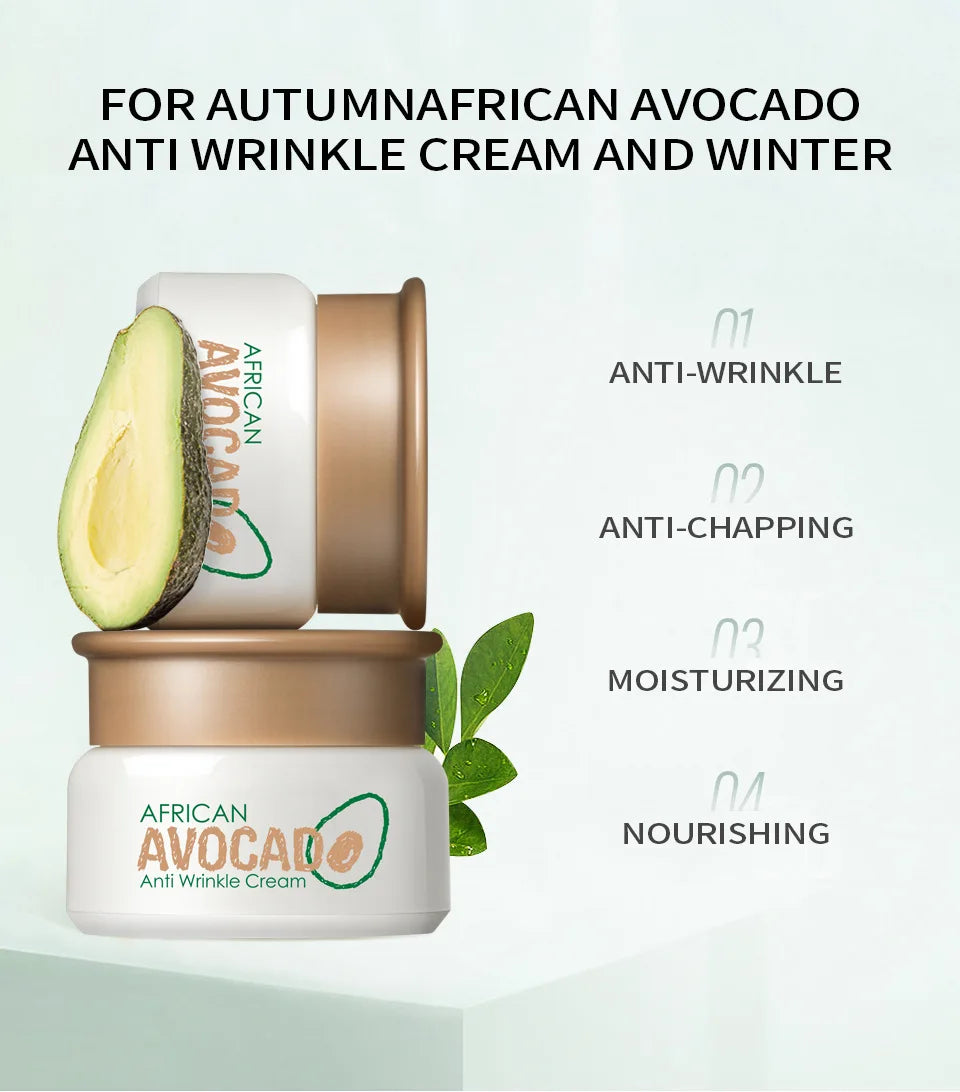 LAIKOU Avocado Day Cream – Anti-Aging Deep Hydration 35g Avocado Face Cream Oasis Select