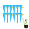 6-24pcs Self Watering Kit Drip Irrigation Indoor Plant Watering Device Horticultural Flower Automatic Watering Device Small Tool Oasis Select 12pcs-Blue