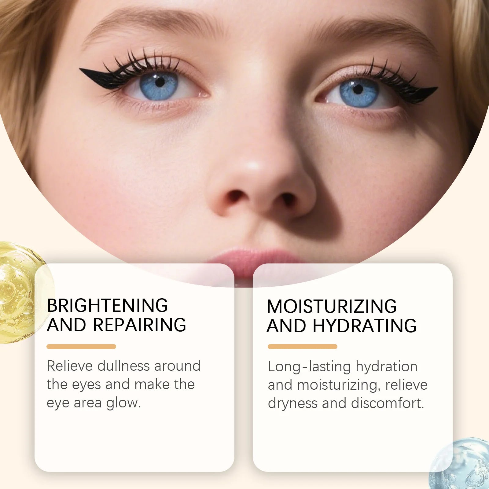 0.25mm Hyaluronic Acid Microneedle Eye Patches for Dark Circles & Puffiness Anti-Aging Firming Moisturizing Under Eye Mask Skin Oasis Select