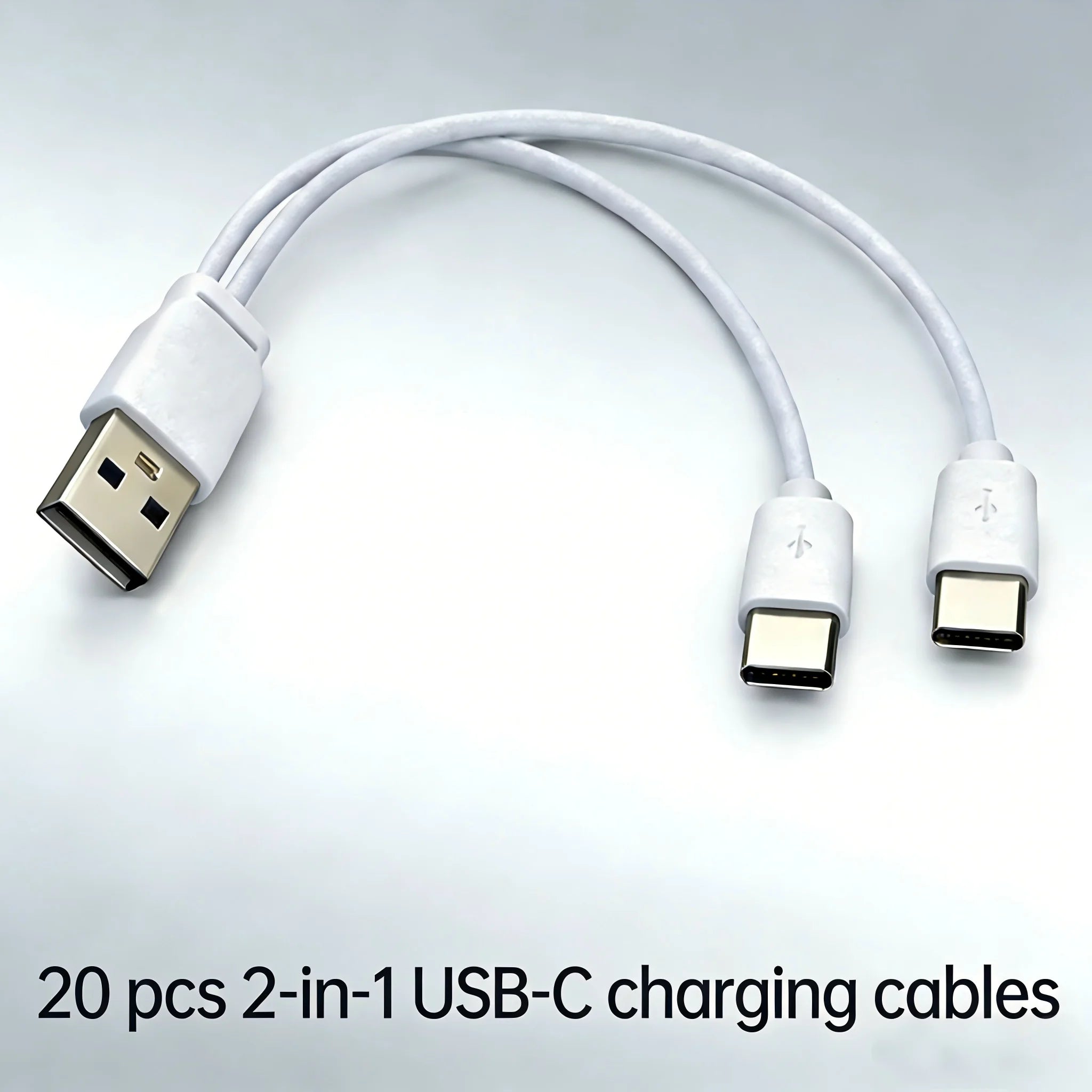 2 in 1 USB-C Charging Cable For Battery And other device Oasis Select 20 PCS Cables