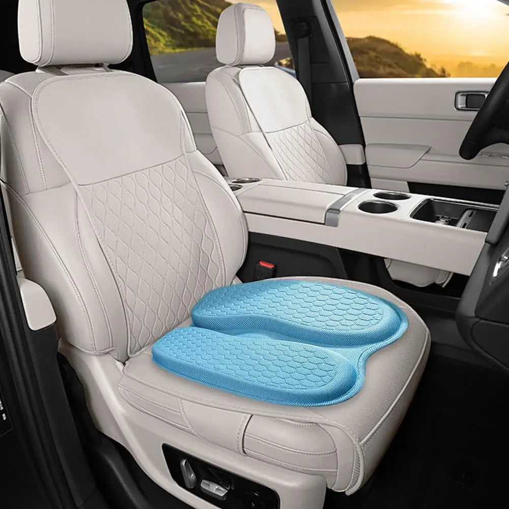 Summer Cooling Gel Seat Cushion Ergonomic Honeycomb Structure Breathable Non Slip Pad Suitable for Car Office Seating Comfort Oasis Select