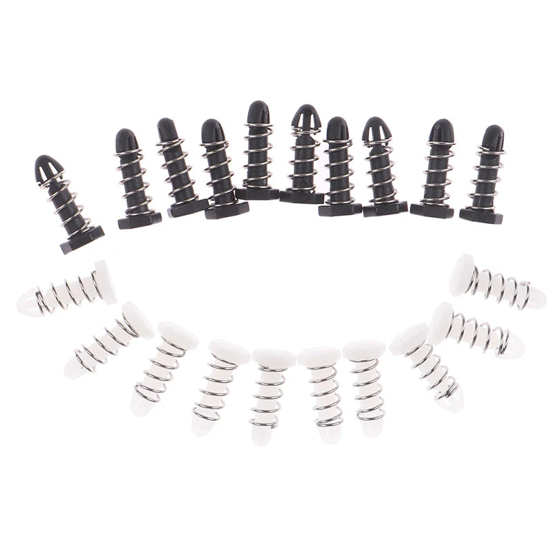 10pcs 14mm Plastic Nail Cooling Fan Spring Nails Heat Sink Clips Oasis Select