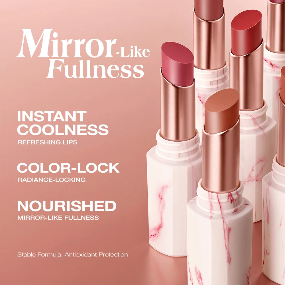 O.TWO.O Mirror Ice-Film Lip Glaze | 24H Glossy Lipstick