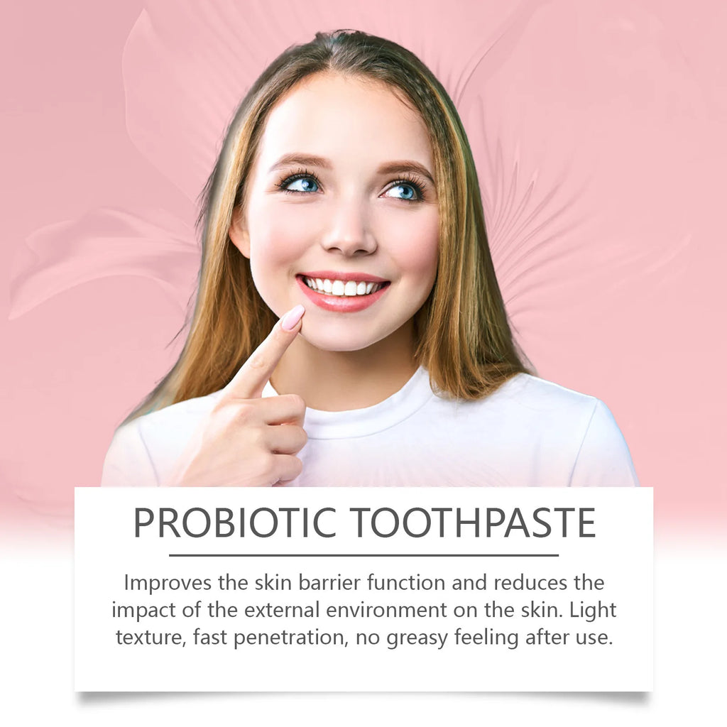 Mild Probiotic Toothpaste Fresh Breath Remove Plaque Stains Deep Clean Dental Oral Hygiene Teeth Brightening Toothpastes 120g Oasis Select
