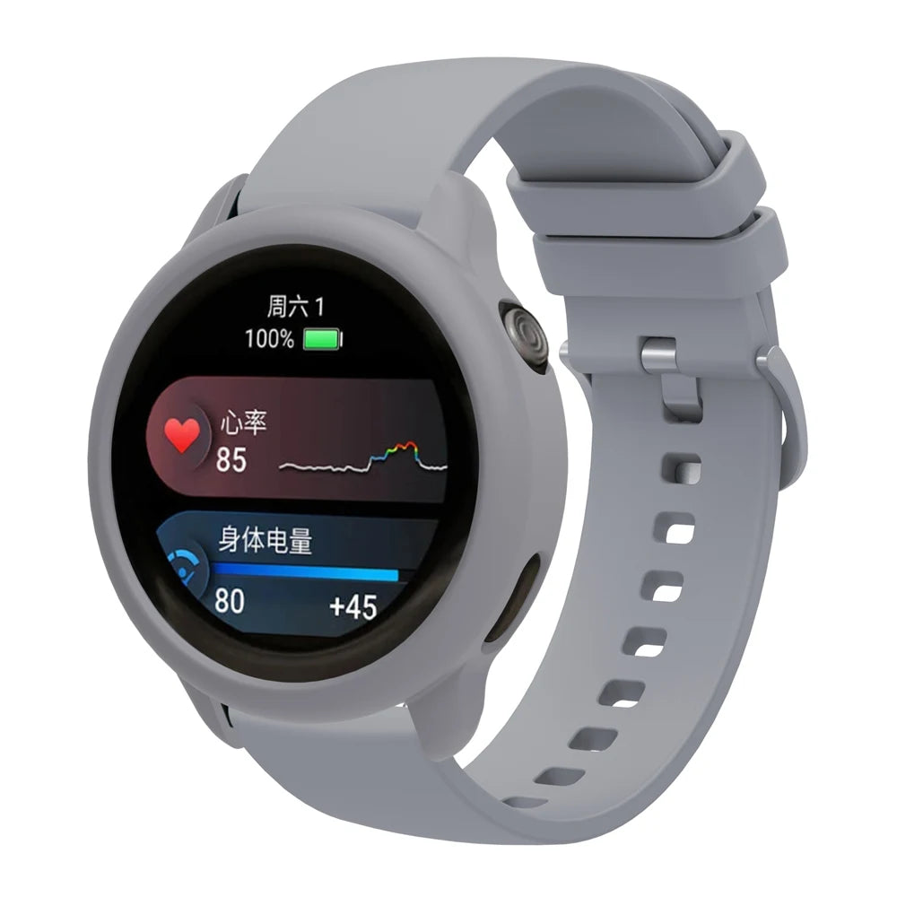 Silicone Case for Garmin Vivoactive 6 – Protective Bumper Cover Smartwatch Case Oasis Select