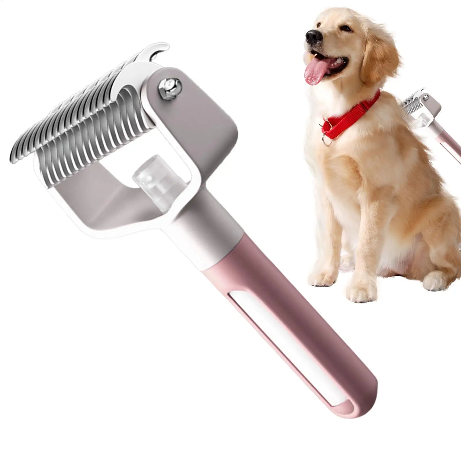 Pet Deshedding Brush Dog Cat Grooming Tool Hair Remover Undercoat Knot Cutter Comb Hair Brush Bathing Shower Pet Supplies Oasis Select