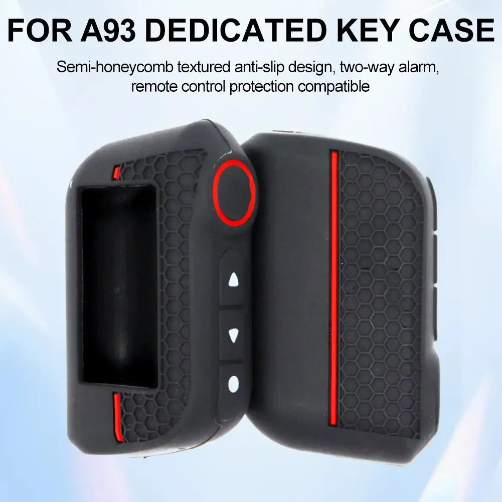 Silicone Key Case For Starline A93 A63 Two Way Car Alarm Remote Controller Key Fob Cover Shell Car Key Accessories Oasis Select
