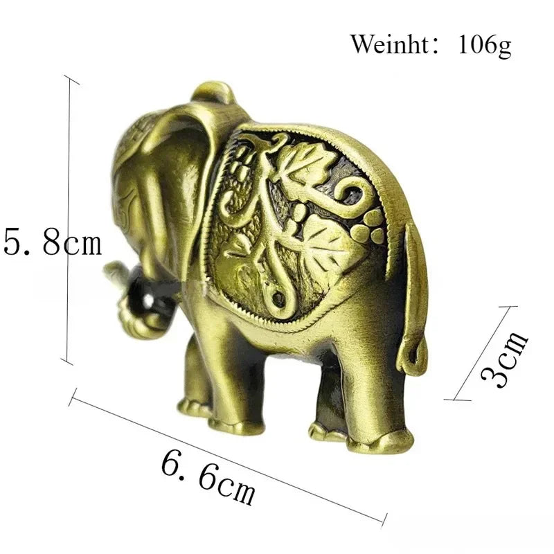 Elephant Knob and Handle Solid Zinc Alloy Single Hole Cabinet Drawer Furniture Handles Retro Cupboard Pulls Oasis Select