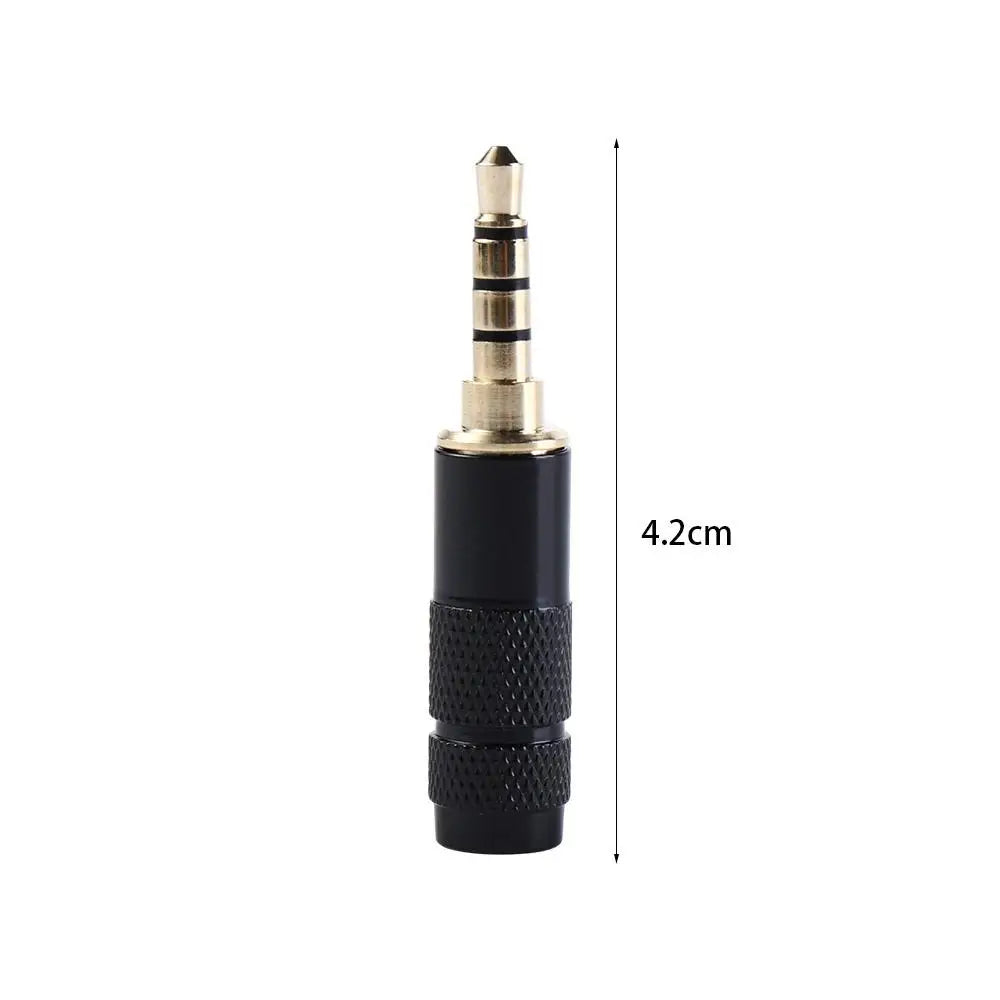 3.5mm TRS Male To 3.5mm TRRS Female Stereo Microphone Connector 3 Pole Plug To 4 Pole Gold Plated Jack Mic Converter Adapter Oasis Select