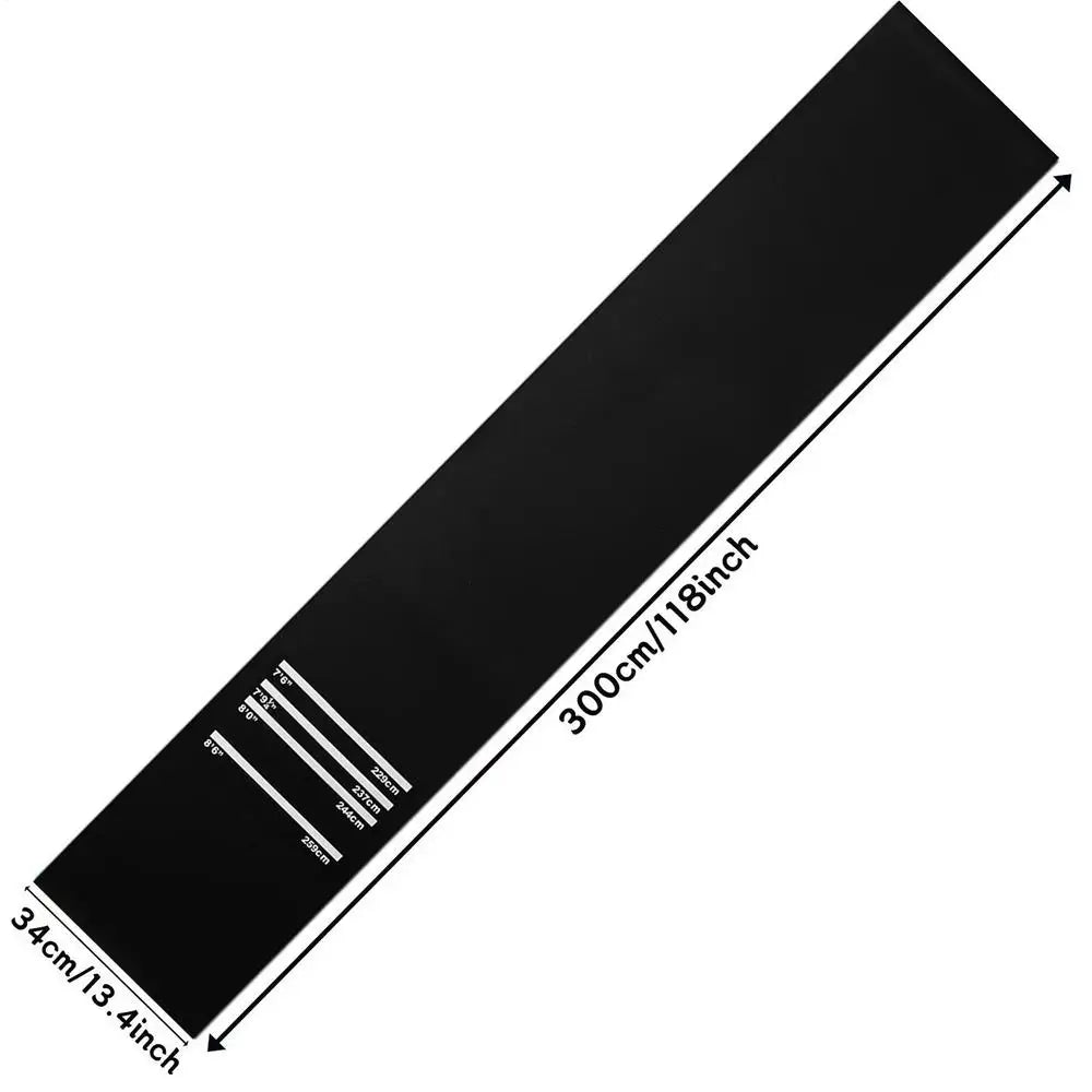 Darts Mat Non-slip Protective Pad Shock Absorbing with 4 Throw Distances 300x34cm Dart Carpet Runner for Women Family Adult Oasis Select 06