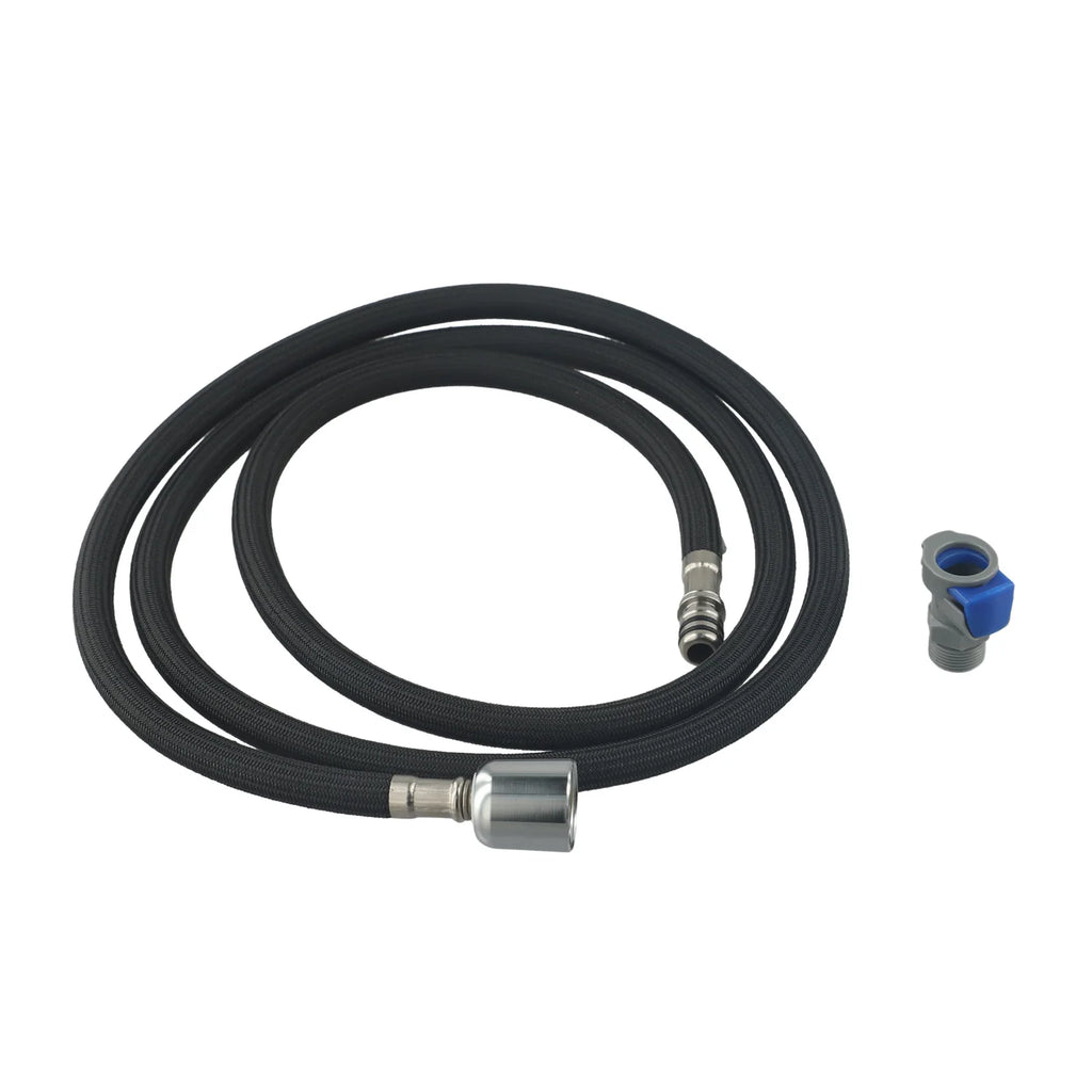 1.5m Kitchen Faucet Hose 360° Rotation Pull Out Nylon Hose With Adapter For Braided Shower Hose Kitchen Bathroom Accessories Oasis Select