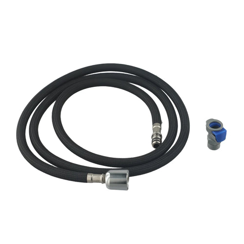 1.5m Kitchen Faucet Hose 360° Rotation Pull Out Nylon Hose With Adapter For Braided Shower Hose Kitchen Bathroom Accessories Oasis Select
