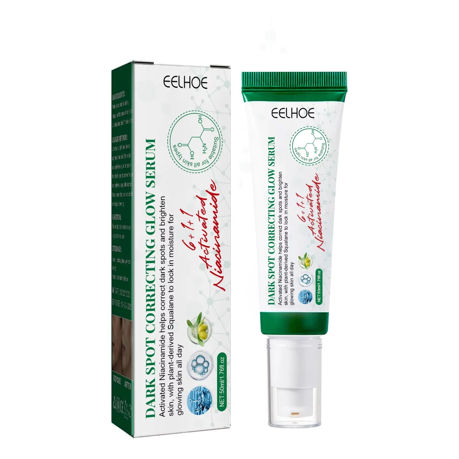 EELHOE Dark Spot Correcting Serum – Brighten & Fade Spots Dark Spot Serum Oasis Select 50ml boxed