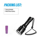 IP68 Diving Flashlight 1000 Lumen T6 LED | 100m Waterproof