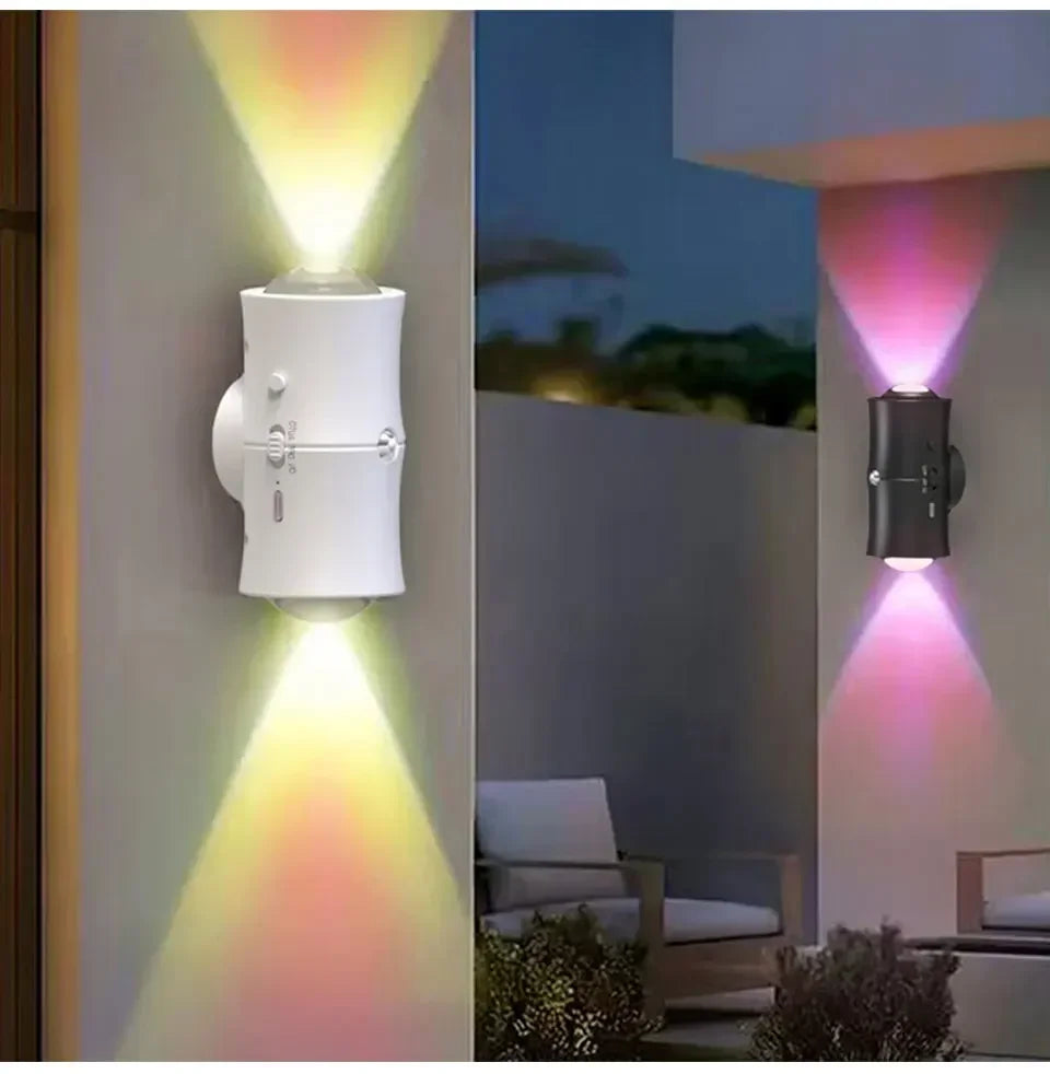 Rechargeable RGB Motion Sensor LED Wall Light – Magnetic Mount Motion Sensor Wall Light Oasis Select
