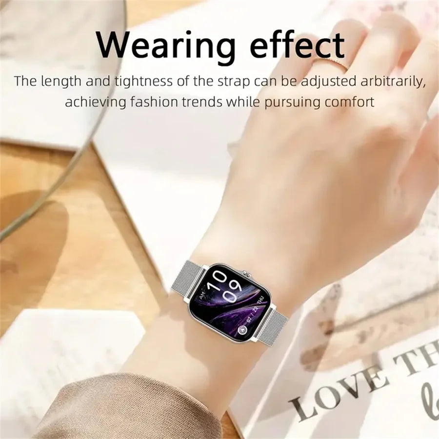 LOMAXFR Smart Watch – Wireless Calls, Heart Rate & Sleep Tracker