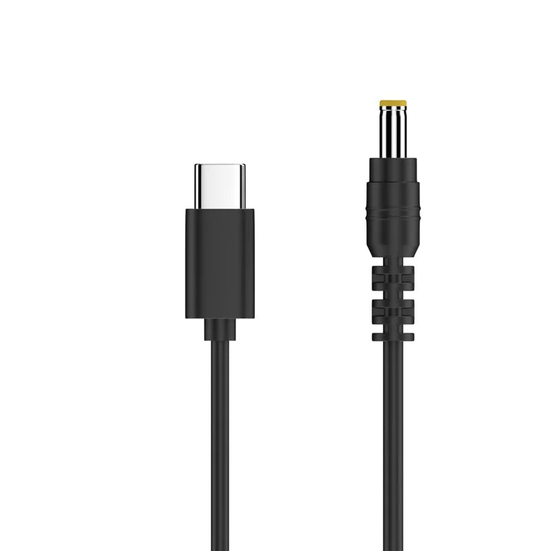 DP 65W 9V 12V 15V 20V USB C Type C to DC Power Adapter Cable Type C to 3.5*1.35mm Dc line Converter for Router Mini Fan Speaker Oasis Select