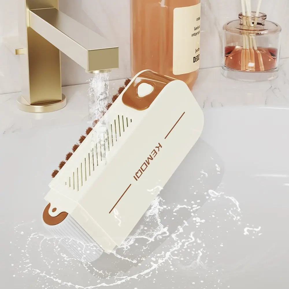 New Multifunctional Soap Box Soap Storage Tool Non-slip Roller Soap Boxes with Brush Drain Soap Storage Boxes Oasis Select