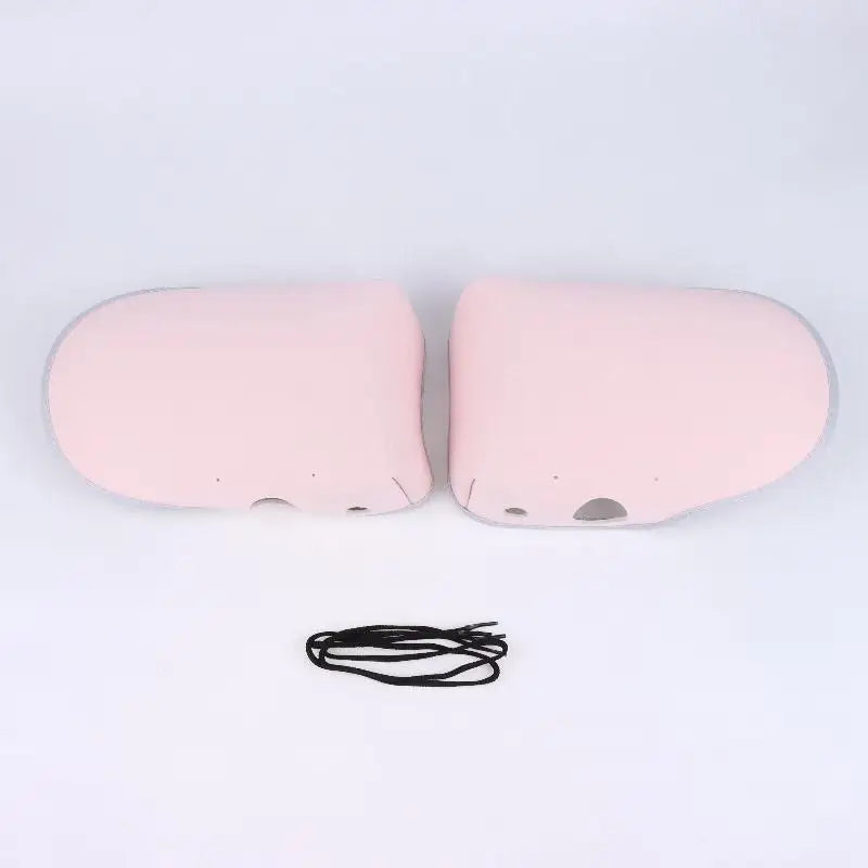 1Pair Summer Motorcycle Handlebar Muffs Sun Protection Gloves Breathable Waterproof Mesh Riding Gloves Oasis Select Pink
