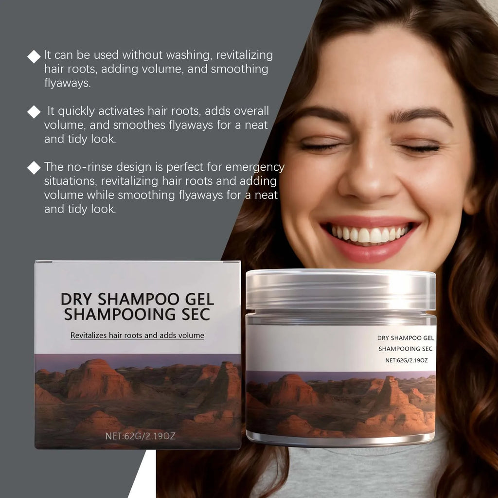 Coconut Oil Dry Shampoo Gel – Volume & Refresh | No-Rinse Dry Shampoo Gel Oasis Select