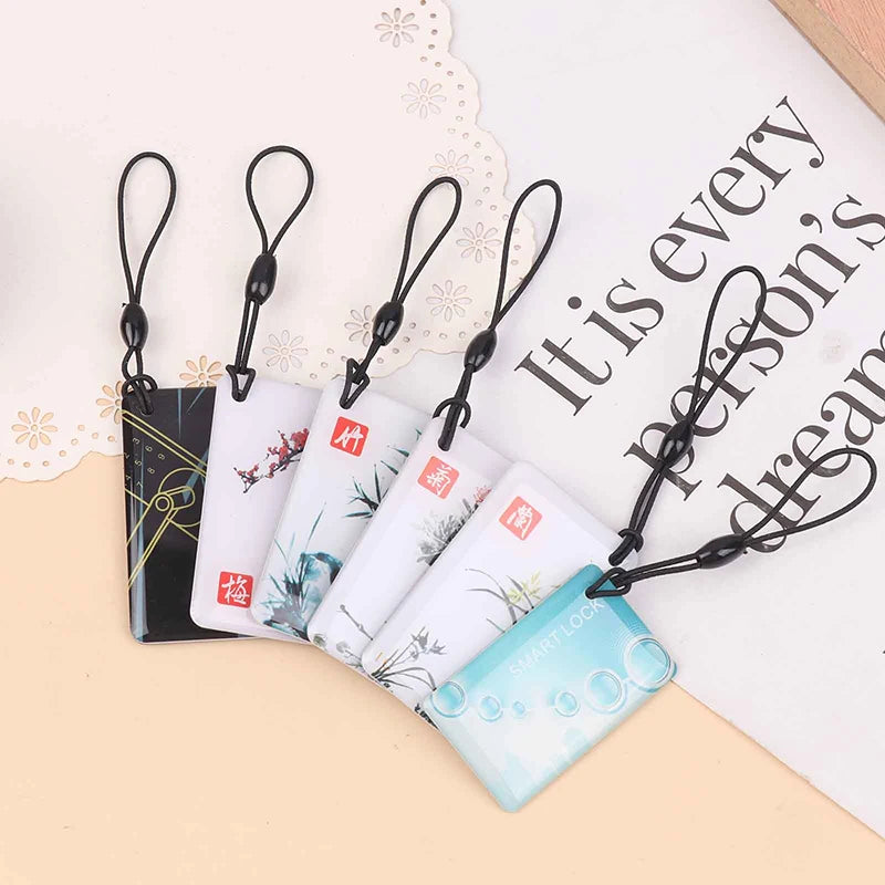 10Pcs 13.56Mhz IC Card TTlock BLE Electronic Smart Door Lock Card Digital Smart Fingerprint Locks Unlock Small RFID Card Oasis Select