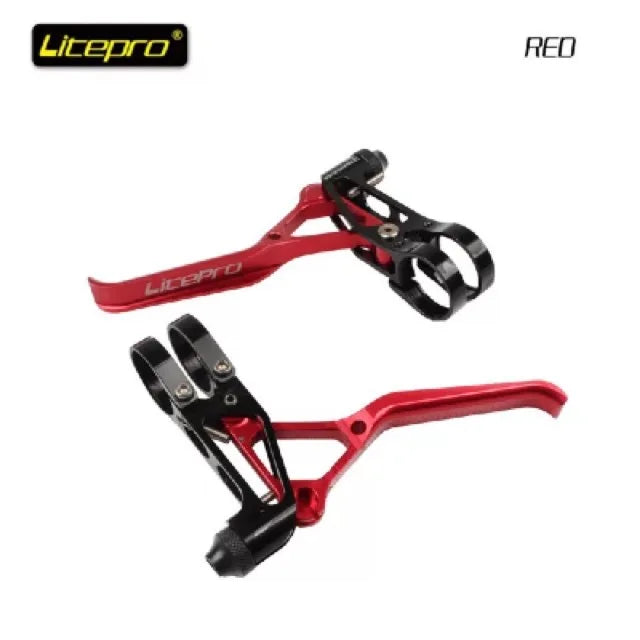 Litepro brake lever road bike small wheel V brake lever 64g LPCNC handbrake lightweight color version Oasis Select a pair 2