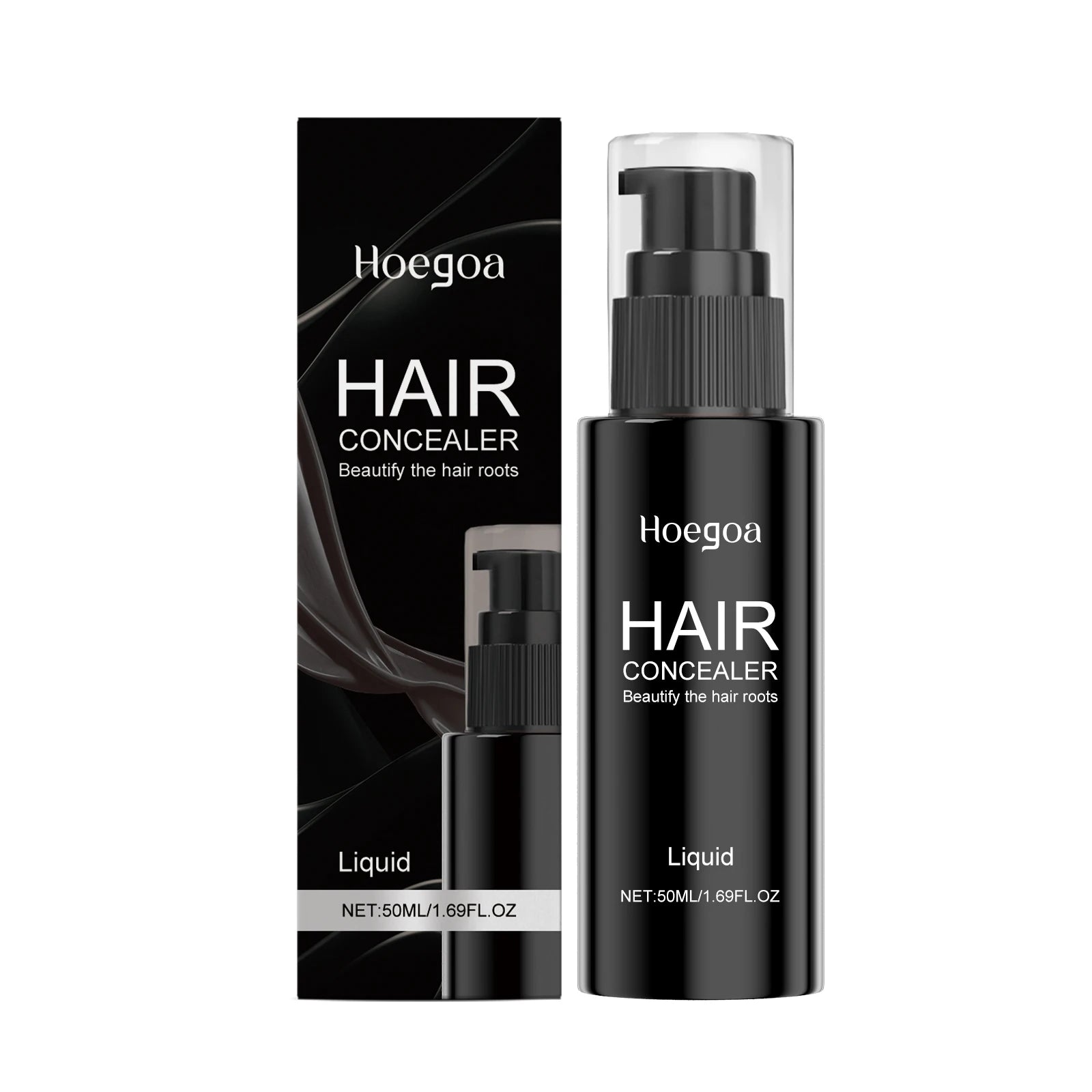 Hair Concealer Hairline Shadow Cover up Natural Color Rendering Easy to Clean Refreshing Hair Waterproof Hair Concealer Liquid Oasis Select 50ml boxed