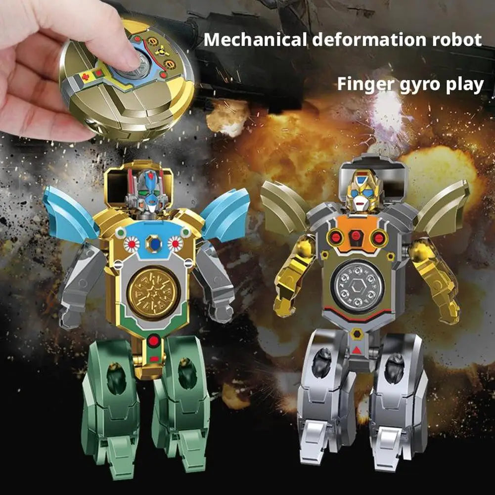 Transformable Fidget Spinners Funny Sensory Fidget Toys Deformable DIY Round to Robot Fingertip Toys for Kids Party Gifts Oasis Select