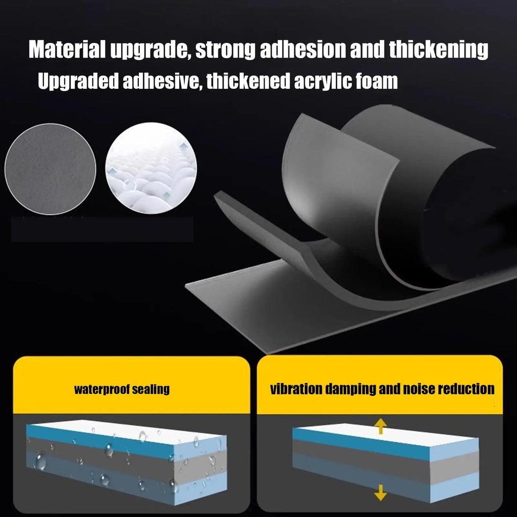 Double Sided Mounting Tape High-Temperature-Resistant Patch Car Dashboard Adhesive for Emblem Moldings Badges Temporary Parking Oasis Select