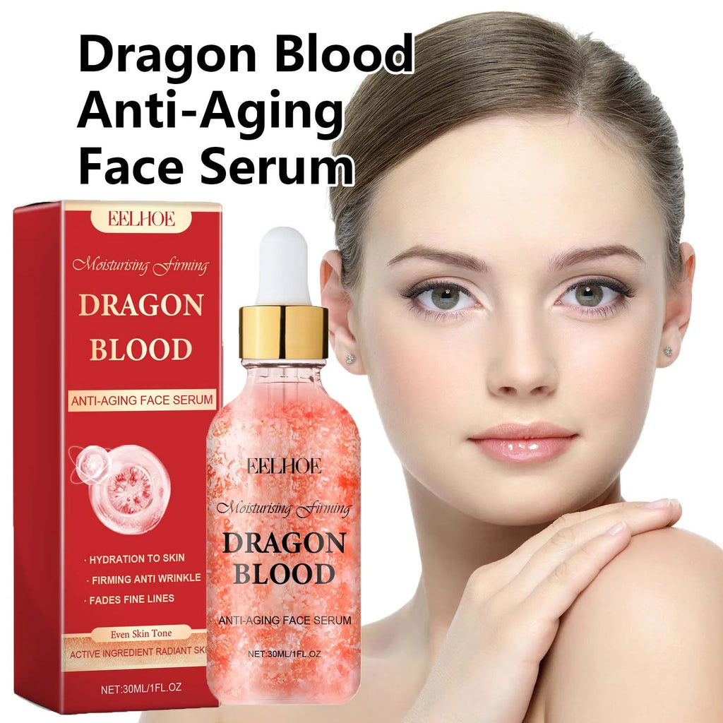 Dragon Blood Facial Serum Fade Fine Lines Lifting Firming Smooth Nourishing Brighten Face Skin Rejuvenation Essence Moisturizing Oasis Select