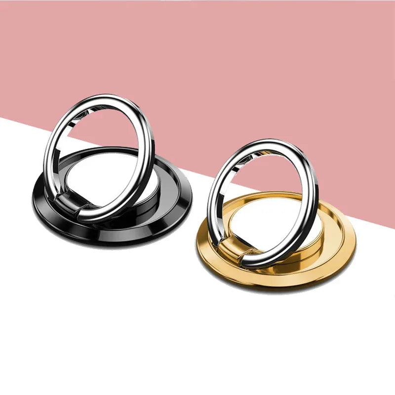 1/2/3pcs Luxury Finger Ring Holder Stand Grip 360 Rotating For Mobile Phone Car Magnetic Mount Phone Back Sticker Pad Unniversal Oasis Select