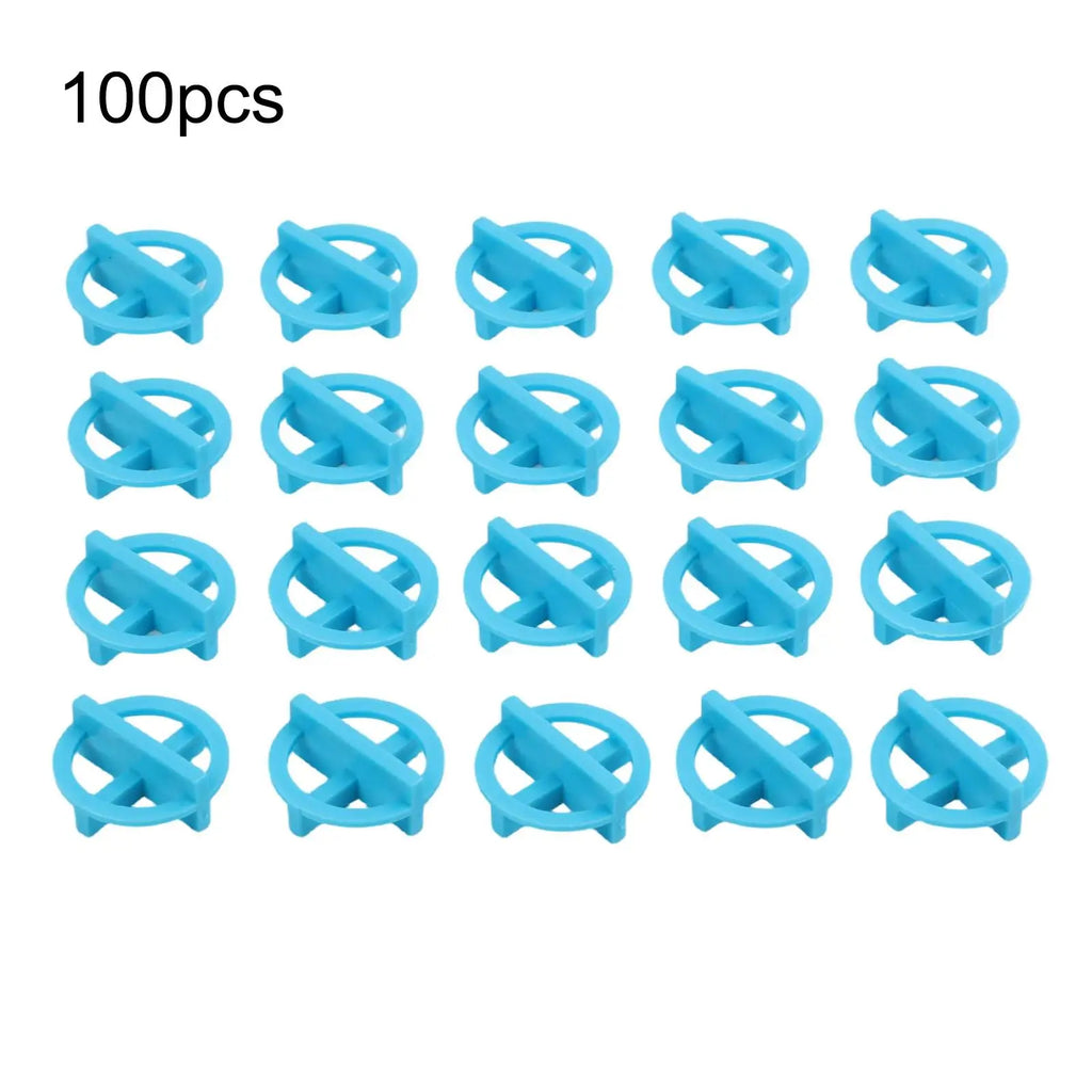 100xCeramic Tile Leveling System Spacers Clips Wedge For Tiling Fixing Floor Wall Gap Floor Fixing Construction Tool Oasis Select blue 3mm
