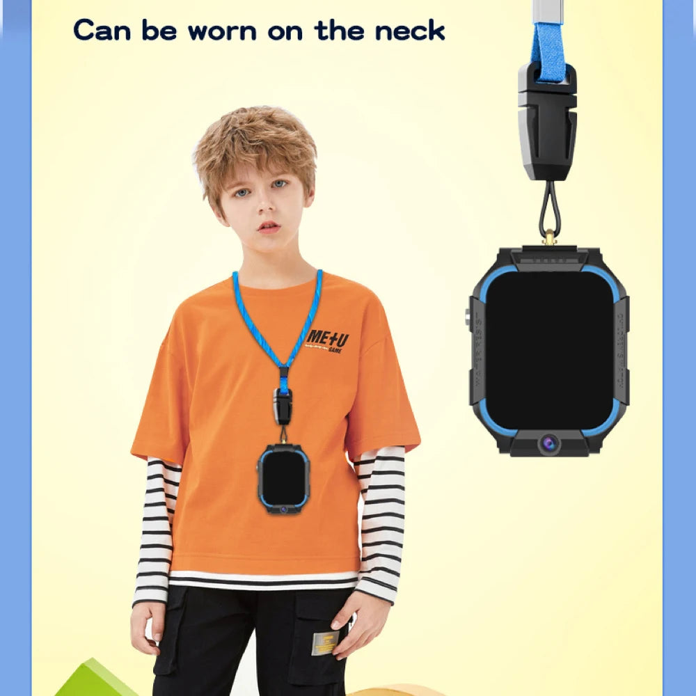 Boy Girl Bracelet Video Call Camera Kids Smartwatch Students 4G SIM Card Children's Smart Watches GPS Waterproof Voice Assistant Oasis Select