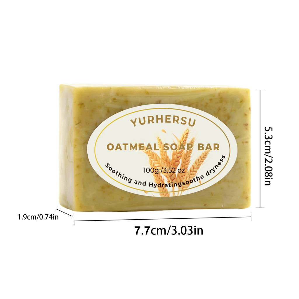 Handmade Oatmeal Soap Bar – Exfoliating & Moisturizing | YURHERSU Handmade Bar Soap Oasis Select